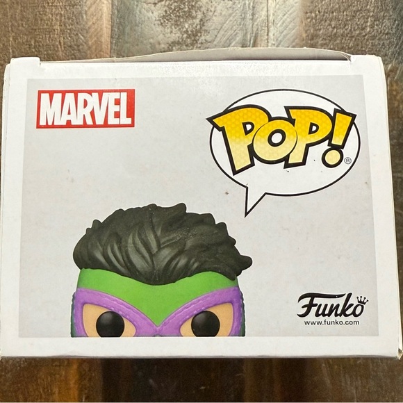 Funko Pop! Marvel Lucha Libre Edition El Furioso #708 Hulk Bobblehead Figure NIB - Picture 5 of 5